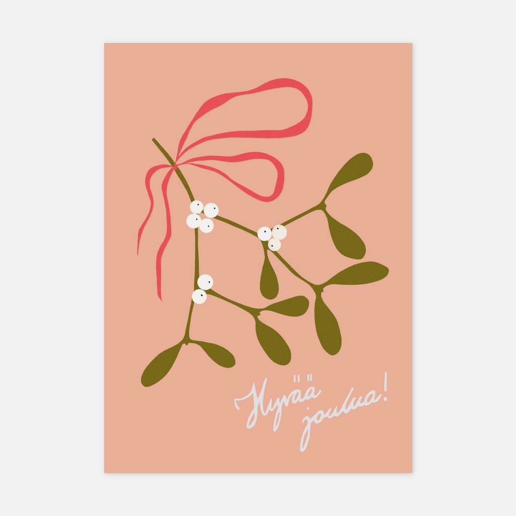 Mistletoe Postcard